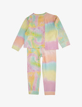 Marble-print cotton-jersey tracksuit 6-14 years