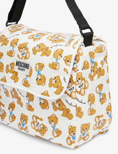 Bear-print cotton changing bag