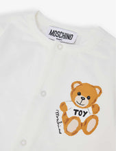Toy Bear logo cotton-jersey baby grow 1-18 months