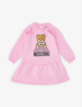 Toy Bear print stretch-cotton dress 3 months - 3 years