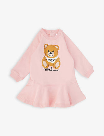 Toy Bear cotton-jersey dress 3 months-3 years