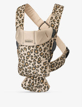 Mini leopard-print cotton baby carrier