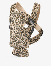 Mini leopard-print cotton baby carrier