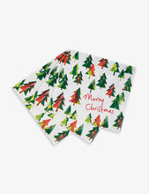 Scandi Tree pack of 21 paper Christmas napkins 33cm x 33cm