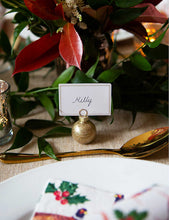 Bauble Christmas place cards and place card holders set