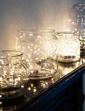 Gold Mistletoe LED bead Christmas string lights 3m