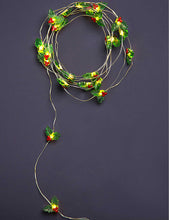 Holly LED Christmas string lights 3m