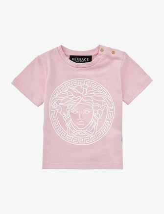 Medusa-print organic-cotton T-shirt 6-36 months
