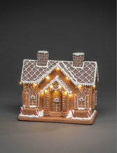 Fiber Optic Ginger Bread House decoration