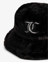 Logo-embroidered faux-fur bucket hat 2-16 years