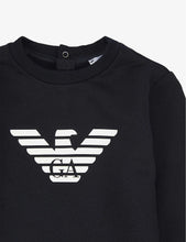 Logo-print cotton-blend sweatshirt 6-36 months