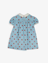 Strawberry graphic-print cotton-blend dress 12-36 months