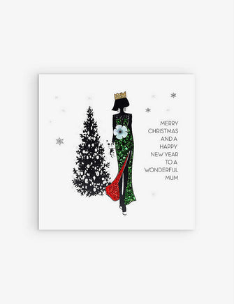 To a Wonderful Mum Christmas card 16.5cm x 16.5cm