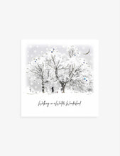 Walking In A Winter Wonderland Christmas card 16.5cm x 16.5cm