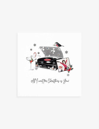 All I Want For Christmas Is You! Christmas card 14cm x 14cm