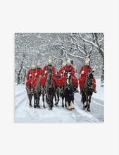 Horse Guards Christmas cards 16cm x 16cm pack of 8