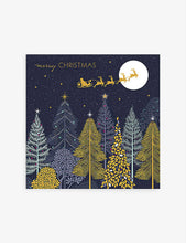 Santa Christmas cards 16cm x 16cm pack of 8