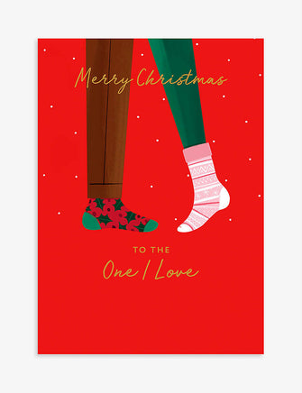 The One I Love Christmas card 10cm x 15cm