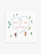 To The Both Of You Christmas card 13cm x 13cm