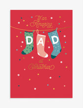 To An Amazing Dad Christmas card 12cm x 17cm