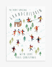 To Very Special Grandchildren Christmas card 12cm x 17cm