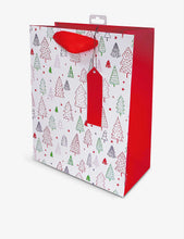 Festive Forest large Christmas gift bag 32cm