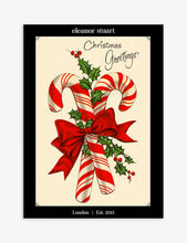 Candy Canes Christmas cards pack of six