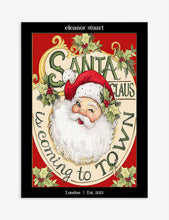 Santa's Coming To Town Christmas cards pack of six