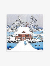 Museums & Galleries Winter Woodcut Prints greetings cards pack of 20