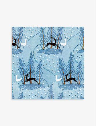 V&A Stag & Deer Christmas cards 13cm x 13cm pack of 8