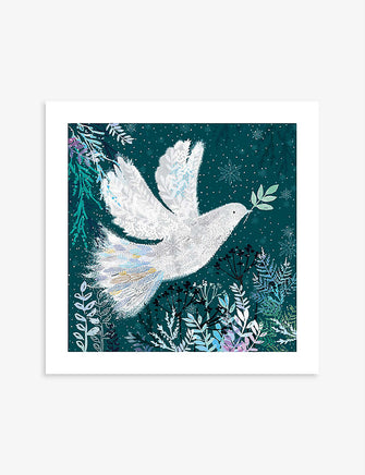 Christmas Fayre Dove Of Peace Christmas cards 13cm x 13cm pack of 8