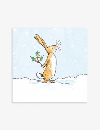 Illustrated Christmas Little Nutbrown Hare Christmas cards 14cm x 14cm pack of 8