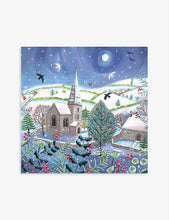 Christmas Classic illustrated Christmas cards 13cm x 13cm pack of 8