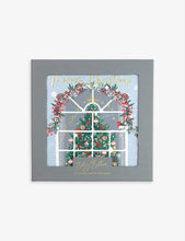 Decorated window Christmas cards set of eight