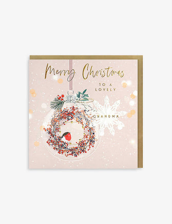 Lovely Grandma Christmas card