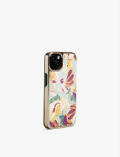 Ribekka brush strokes-print iPhone 12 mirror case