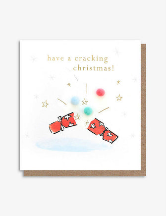 Have A Cracking Christmas Cracker Christmas card 14.6cm x 14cm