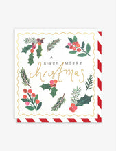 A Berry Merry Christmas Sprigs charity Christmas cards pack of eight