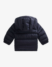 Logo-embroidered padded shell jacket 9-24 months