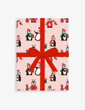 Penguin wrapping paper 50cm x 70cm set of five