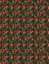 Winter Floral No.4 wrapping paper 50cm x 70cm set of five