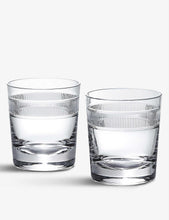 Langley crystal tumblers set of two