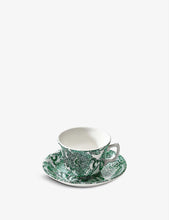 Ralph Lauren x Burleigh Faded Peony clay teacup and saucer 185ml