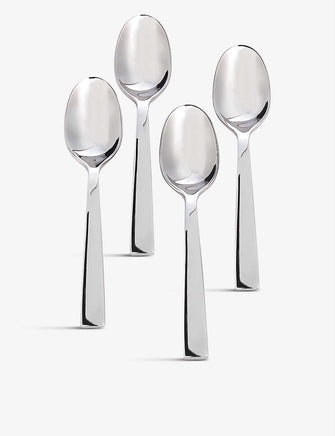 Academy Demitasse stainless-steel spoons set of four