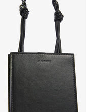 Tangle leather cross-body phone case