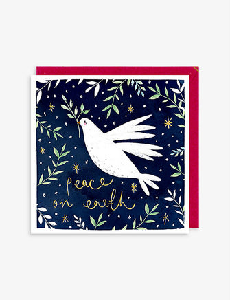 Peace on Earth greetings card 15cm x 15cm