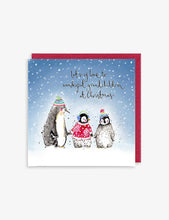 Lots of Love to Wonderful Grandchildren at Christmas greetings card 15cm x 15cm