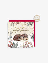 Happy Christmas Wonderful Grandparents greetings card 15cm x 15cm