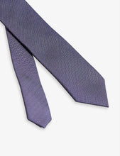 Lineaa mini-chevron silk tie