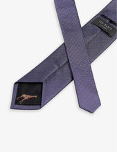 Lineaa mini-chevron silk tie